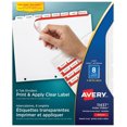 thumbnail image 1 of Avery® Print & Apply Clear Label Dividers with Index Maker®, 1 of 2