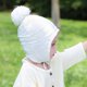 thumbnail image 5 of Gorro con orejeras de Color sólido para bebé, conjunto de guantes, gorros con bolas de piel, Kit de manoplas, gorro de punto para niño pequeño, invierno cálido, 5 of 5