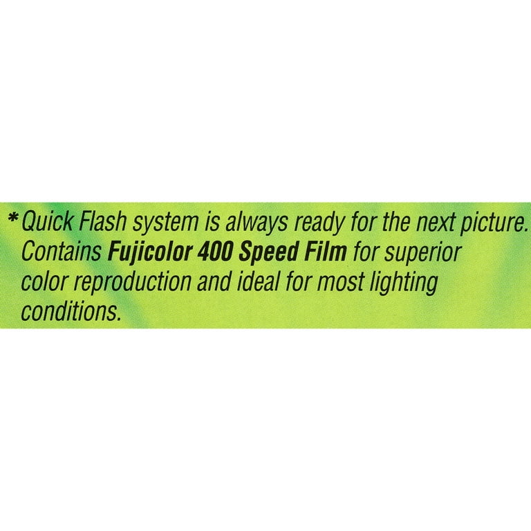 Fujifilm QuickSnap One Time Use 35mm Camera with Flash, 2 Pack