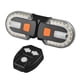 thumbnail image 1 of Toystoory Luz de bicicleta con aviso de sonido de bocina ABS, luz roja/amarilla llamativa para seguridad en ciclismo, cinco luces Ciclismo, 1 of 6