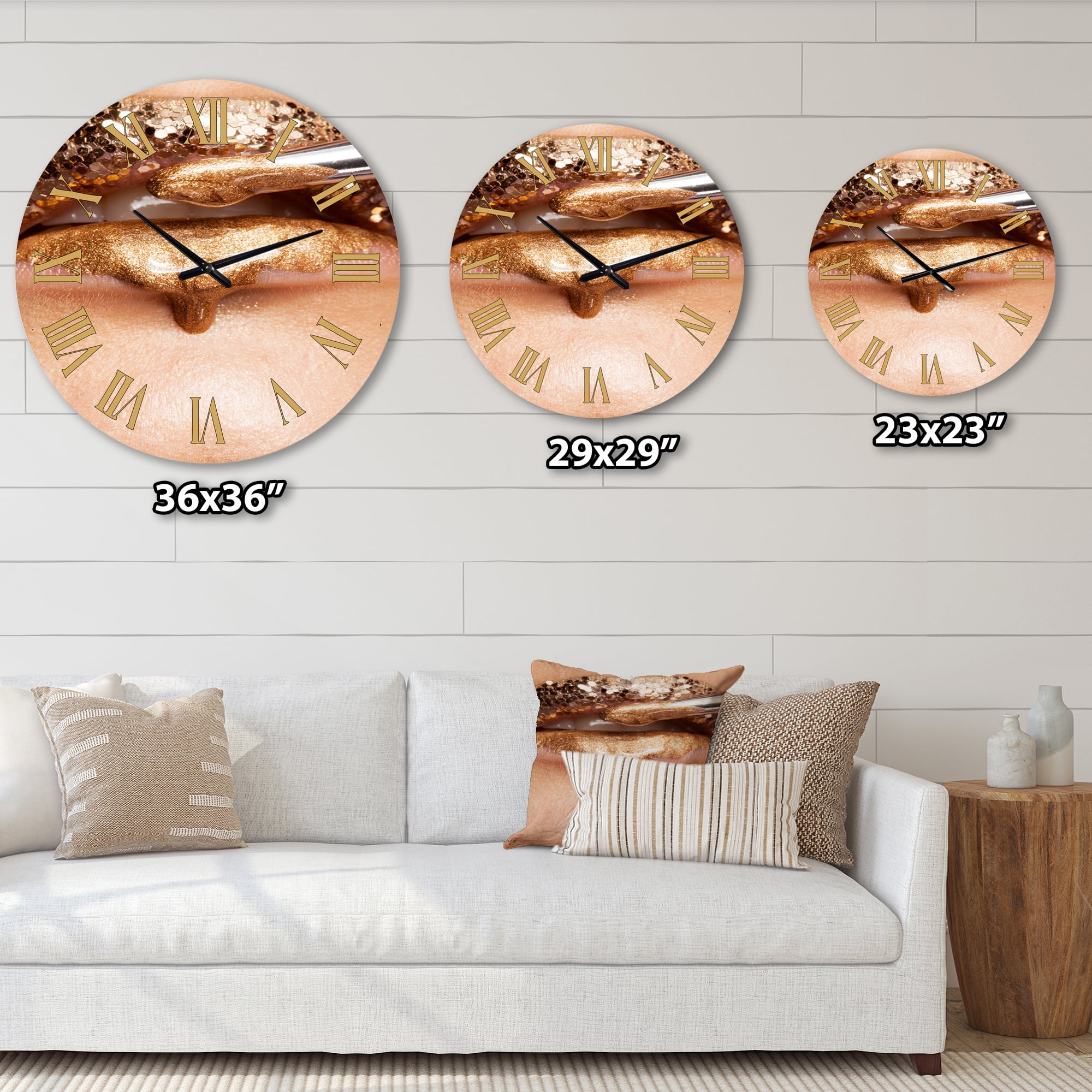 Designart 1 in Quartz Modern/Contemporary Wall Clock