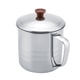 thumbnail image 2 of Taza de té de acero inoxidable, taza de agua con tapa y asa para el hogar y la oficina(??12CM), 2 of 9