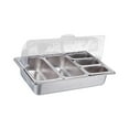 thumbnail image 1 of Buffet Chafer Set Chafing Buffet Chafer Set fiestas bandeja de comida de acero inoxidable eventos fiesta Catering comedor frotamiento plato 5 ranuras, 1 of 9