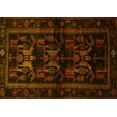 thumbnail image 1 of Ahgly Company Machine Washable Indoor Rectangle Animal Yellow Traditional Area Rugs, 6' x 9', 1 of 4
