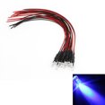 thumbnail image 4 of 10 pcs DC 24V 18cm 5mm pre-wired LED lights diodes Red 18cm Red Red 18cm, 4 of 5