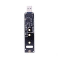 thumbnail image 2 of Adaptador M.2 NVME a USB 3.1 Gen 2 en Negro con Alto Rendimiento para SSD PCI-E, 2 of 7