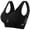 Black, variant on GPOECD Plus Size Bras for Women Comfort Sports Bra Seamless Wirefree Breathable Yoga Bra Sleep Workout Running Racerback Sports Bras for Women,Black,XXXXXL