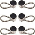 thumbnail image 3 of CUITING 6 Pcs Rallonges de Col en Métal Rallonge de Cou Extensible pour Chemises Habillées Homme Taille 1/2 Blanc, 3 of 14