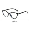 thumbnail image 5 of Joernso Blue Light Blocking Glasses Unisex Clear View Kitty Eye Shape Frame Strong Hinge Smooth Transparent with Rim Eye Clear Bluelight Glasses Spectacles, 5 of 8
