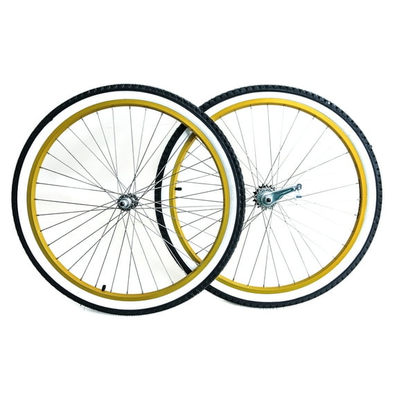 Diamondback Aluminum Cruiser Bike 26" Coaster Roller Brake Wheelset + Tires NEW