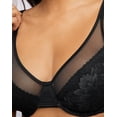 thumbnail image 5 of Women's Bali DF3386 One Smooth U Lace Minimizer Underwire Bra (Black 42DD), 5 of 7