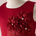 thumbnail image 5 of NiSHUIHAN Toddler Girl Dress Children's Formal Attire Including Long Floral Dresses Princess Dresses Flower Children Dresses Wedding Dresses Etc Red 160, 5 of 8