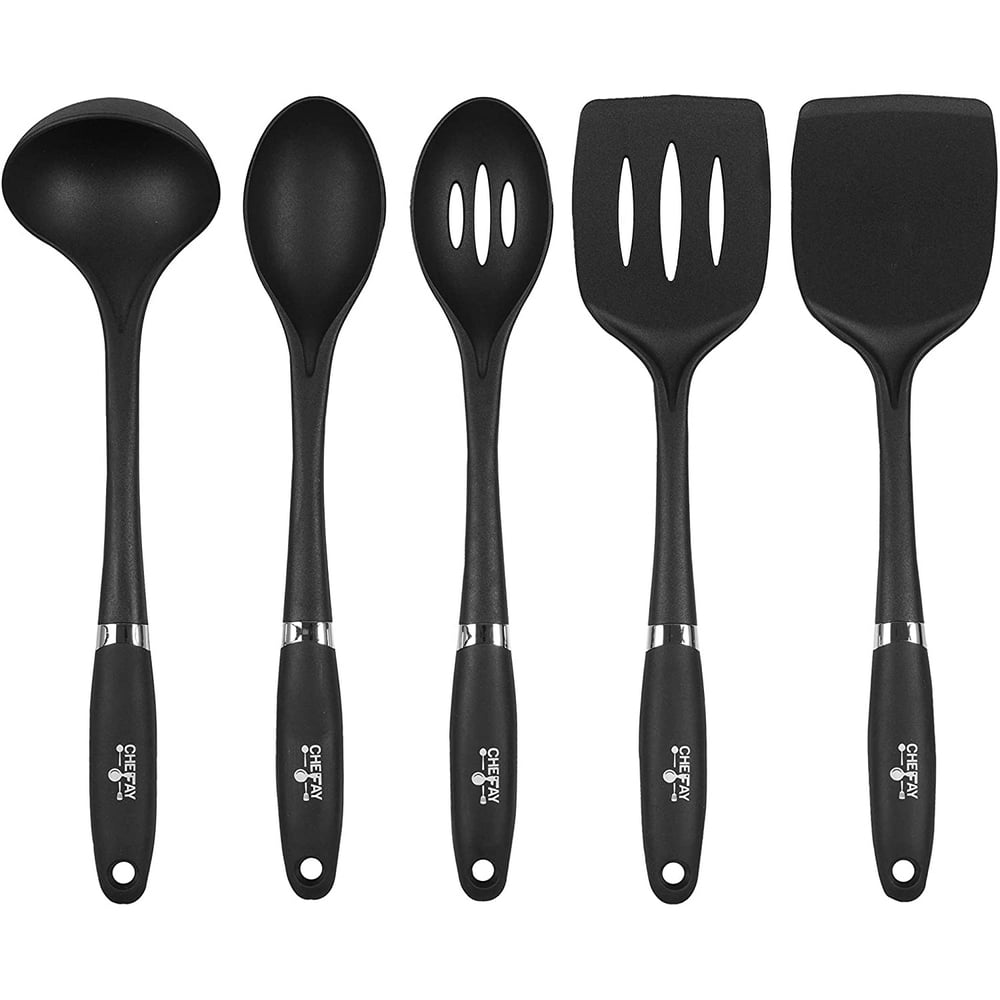Kitchen Utensil Set for Comfortable Cooking and Easy Cleaning Nylon