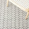 thumbnail image 6 of SAFAVIEH Marbella Saleem Diamond Area Rug, Ivory/Black, 5' x 8', 6 of 8