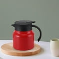 thumbnail image 6 of CUTICATE Insulated Stainless Steel Coffee Carafes Hot Water Bottle Insulated Carafe Insulated Coffee Pot for Home Gifts Red 1000ml, 6 of 8