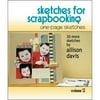 Sketches For Scrapbooking 1pg Vol 2 - Scrapbook Generation