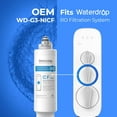thumbnail image 4 of Waterdrop G3 Reverse Osmosis System, 8 Stage Tankless Reverse Osmosis Water Filter, NSF/ANSI Certified, Under Sink RO System, 2:1 Pure to Drain, Smart LED Faucet,with WD-G3-N1CF, 4 of 16