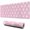 Pink Cute French, variant on Long Mouse Pads for Desk,Pink Cute French Bulldogs Desk Mats on Top Of Desks, Desk Mouse Pad Extra Large with 3mm Non-Slip Base and Stitched Edge for Gaming,Office,Work,Home 31.5"x11.8"