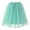 Mint Green, variant on Easter Carnival Women'S Carnival Fashion Casual Puffy Skirt Five Layer Mesh Midi Length Flared Party Wear