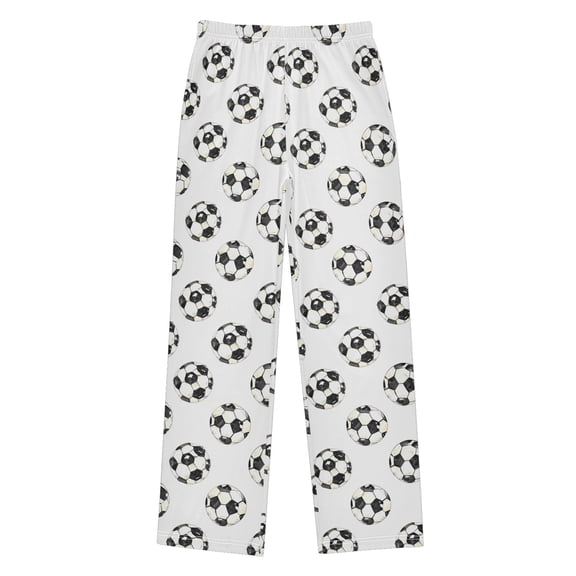joogoo Footballs-z1 Kids Pajama Pants Pj Bottoms Boy Girls Sleepwear Lounge L