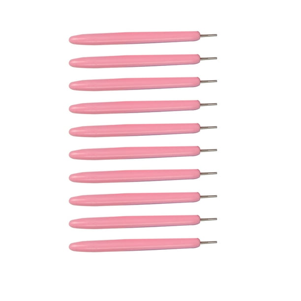 Wosthever 10 piezas de herramientas de enrollado de papel para rizar con de filigrana con buena textura, múltiples usos, accesorio hecho a Artesanía rosa