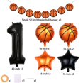 thumbnail image 2 of Set de decoración de primer cumpleaños con globos con números de baloncesto, 2 of 6