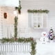 thumbnail image 4 of Guirnalda Navideña de Ratán con Agujas de Pino de 1 Metro | Decoración de Vegetación Artificial con Frutos Rojos y Piñas | Adorno Navideño de Plástico Resistente para Puerta | Ideal para Decorar Mesa, 4 of 6