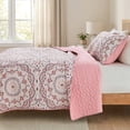 thumbnail image 3 of Regency Heights Twin/Twin XL Quilt Set, 2-Piece Reversible Bedspread Coverlet Set, Pink Quilted Bedding Set with Shams for All Season, 3 of 10