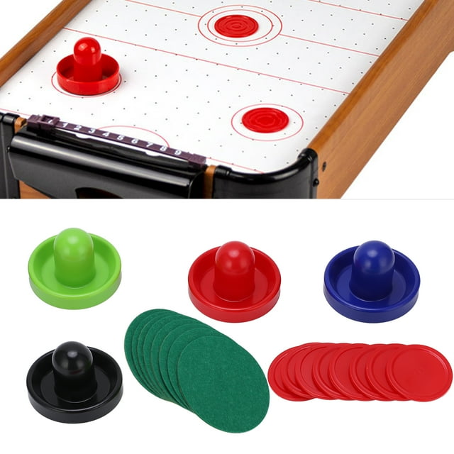 Table Hockey Pushers Set, Ergonomic Table Hockey Pushers Pucks Set Hard Thick Plastic Comfortable Lightweight Quick for Competition for Board Games
