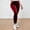 Red, variant on Women Velour Leggings High Waist Soft Warm Winter Velour Yoga Pants