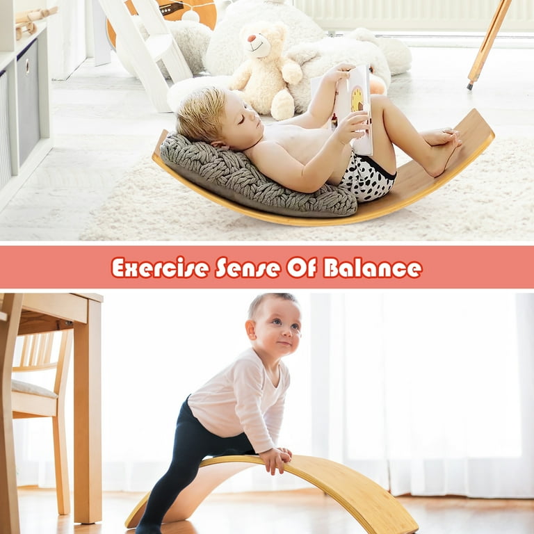 Babyjoy Wooden Wobble Balance Board 35.5