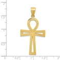 thumbnail image 3 of FB Jewels 14K Yellow Gold Ankh Cross Pendant, 3 of 4