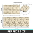 thumbnail image 7 of Beige Chicken Sketch Pattern Kitchen Rugs Sets Of 2,Anti Fatigue Kitchen Mat Rugs Non Slip Washable,Decorative Kitchen Floor Mats for Kitchen,Sink,Laundry,17"x30"+17"x47", 7 of 7