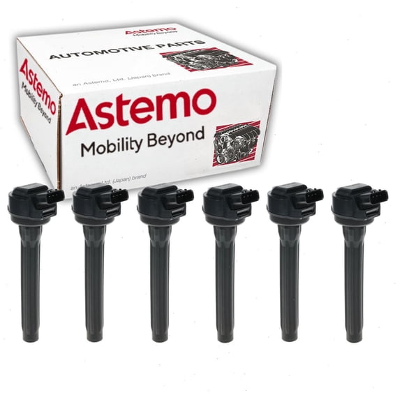 6 pc Hitachi IGC0214 Ignition Coils compatible with 90919-A2013 GN10908