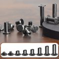 thumbnail image 4 of Tornillos de cuero YORANYO Chicago, 110 juegos, bronce, 4 of 7