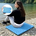 thumbnail image 2 of Foldable Outdoor Seat Cushion Waterproof Foam Pad Portable Thickened Shock Absorbing for Camping Picnic Hiking Beach Stadium and Travel Blue, 2 of 7
