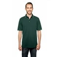 thumbnail image 1 of Tri-Mountain Trace K097 Short Sleeve Golf Shirt, 4X-Large Tall, Forest Green/Khaki, 1 of 2