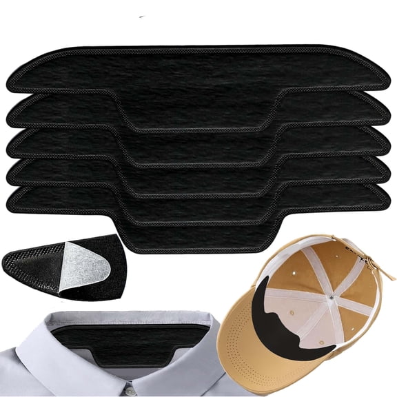 100 Pcs Disposable Hat-Collar Sweat Liner - Sweat Absorbing Band for Baseball Caps and Helmets - for Men Women