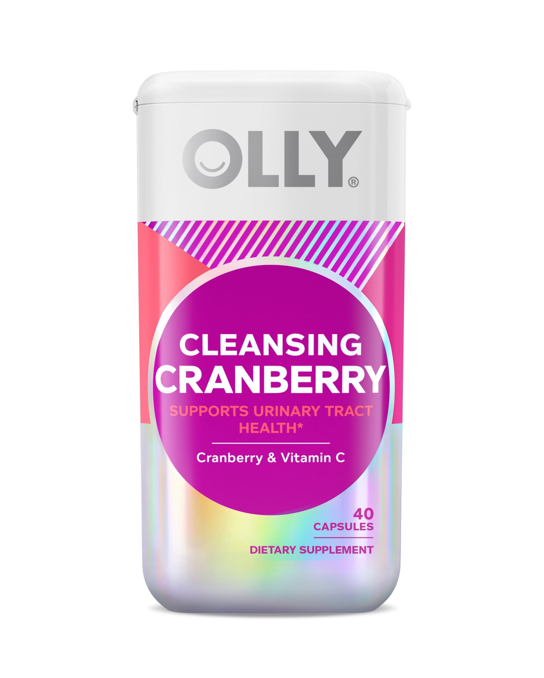 OLLY Cleansing Cranberry Capsule Supplement