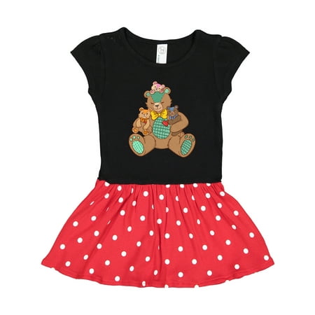 

Inktastic Cute Hugging Teddy Bears Gift Toddler Girl Dress