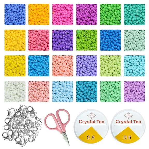 Bracelet Making Kit DIY Jewelry Set 4mm Craft Beads for Adults Christmas Birthday Bracelets Necklace Making