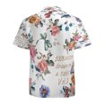 thumbnail image 3 of High Quality Hawaiian Shirts for Men Short Sleeve Aloha Beach Shirt Floral Summer Casual Button Down Shirts Blouses X3FMK7, 3 of 7