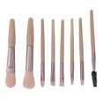 thumbnail image 4 of Cepillos Cosméticos, Sistema De Cepillo Del Maquillaje De Las Cerdas Suaves 8pcs Ligero Para El Polvo Flojo Para El Corrector, 4 of 8