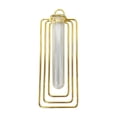 thumbnail image 2 of Minimalist Wall Vase, Gold Iron Hydroponic Planter with Clear Glass for Home and Office Decor, 2 of 6