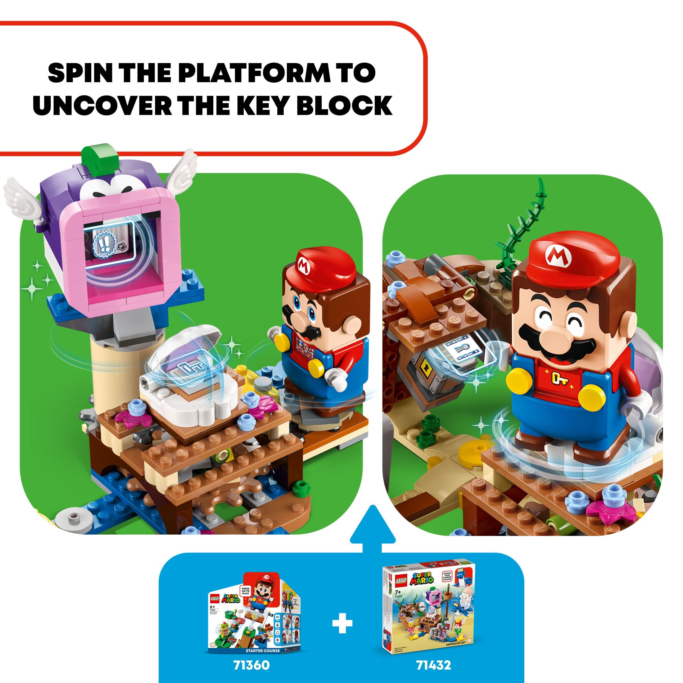 LEGO Super Mario Aventuras con Mario Curso de Inicio, Juego de Construcción, Regalo de Cumpleaños para Fans de Super Mario Bros. y Niños de 6 Años o Más con Figura Interactiva de Mario y Bowser Jr., 71360 5