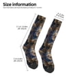 thumbnail image 5 of Easygdp Watercolor Snake Skin Soccer Socks Sport Knee High Socks Calf Compression Athletic Socks for Men and Women, 5 of 9