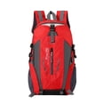 thumbnail image 2 of 40L Lightweight Outdoor Daypack Hiking, Camping, Travel Backpack for Men Women, Back To School Backpack (Red) 11.81x5.11x19.68", 2 of 9