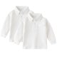 thumbnail image 1 of REDARER Boys Uniform Long Sleeve Polo, 2-Pack - for Little Boys & Big Boys,Size 4-5 Years, 1 of 4