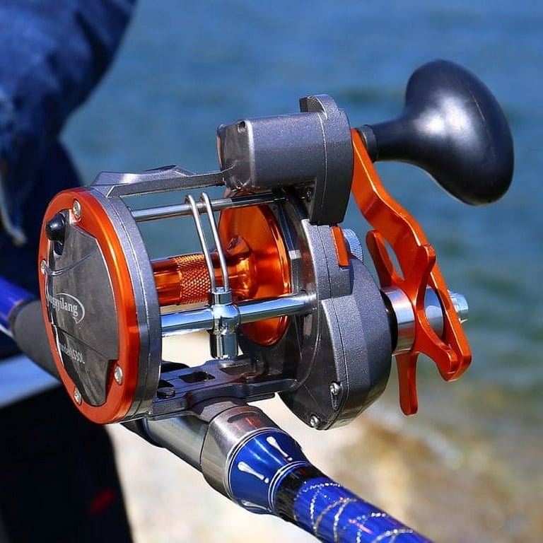 Sougayilang Line Counter Fishing Reel Conventional Level Wind