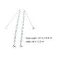 thumbnail image 2 of 1 Pair of Adjustable Rhinestone Bra Straps Shiny Underwear Straps (Silver), 2 of 6